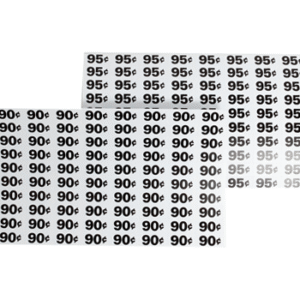 AP Price Labels Sheet 90-95 Cents