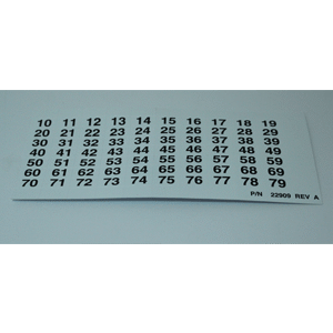 22909 AMS Selection labels Numeric